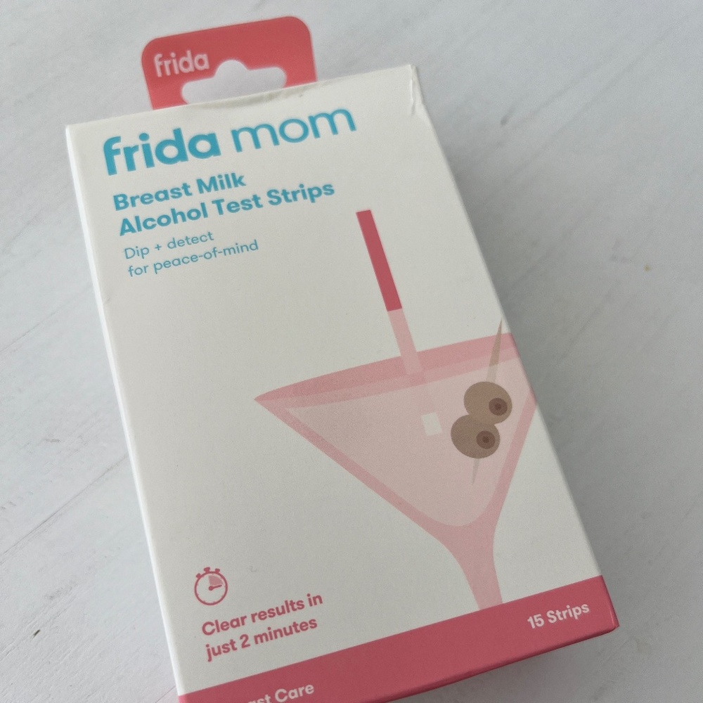 LOT OF 2 Frida Mom Breast Milk Alcohol Test Strips 30 Strips 2 Min Results 23/24